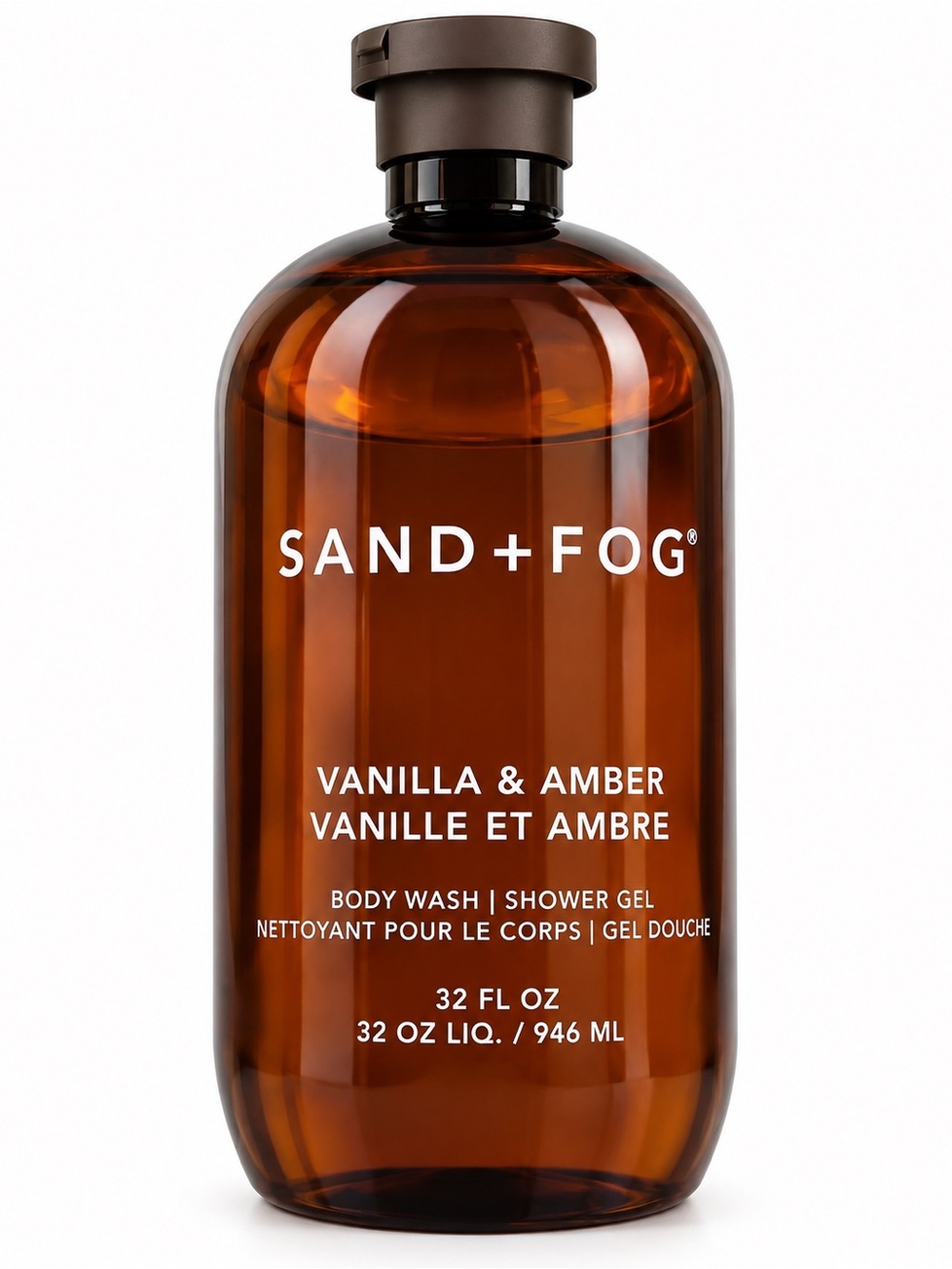 SAND + FOG Vanilla & Amber Body Wash — Amber Brown